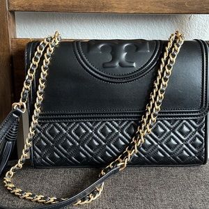 Tory Burch Black Fleming Convertible